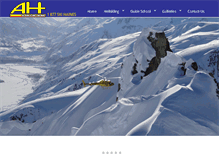 Tablet Screenshot of alaskaheliskiing.com